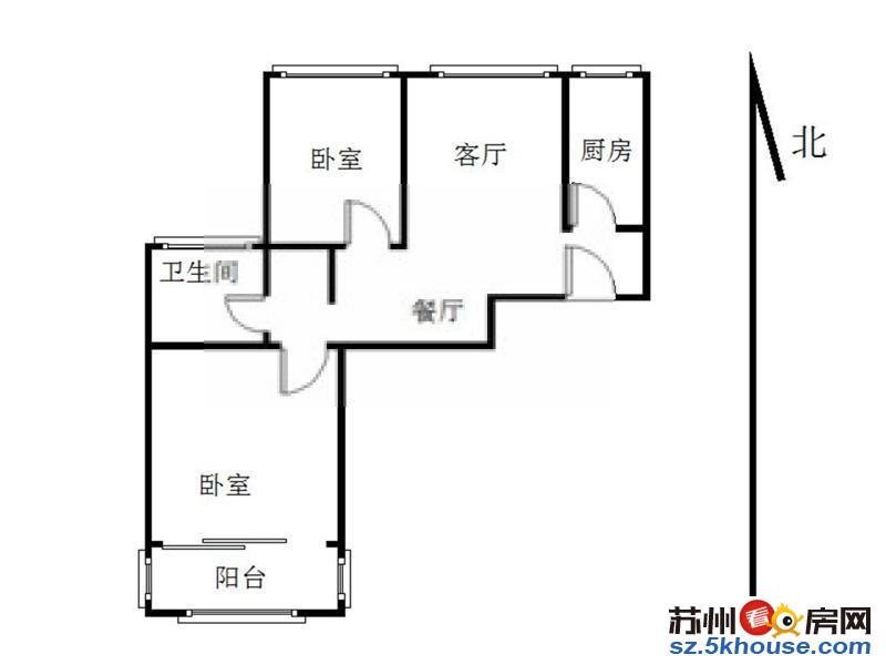 三元四村 西环路干将西路 精装两房 家电齐全 拎包入住