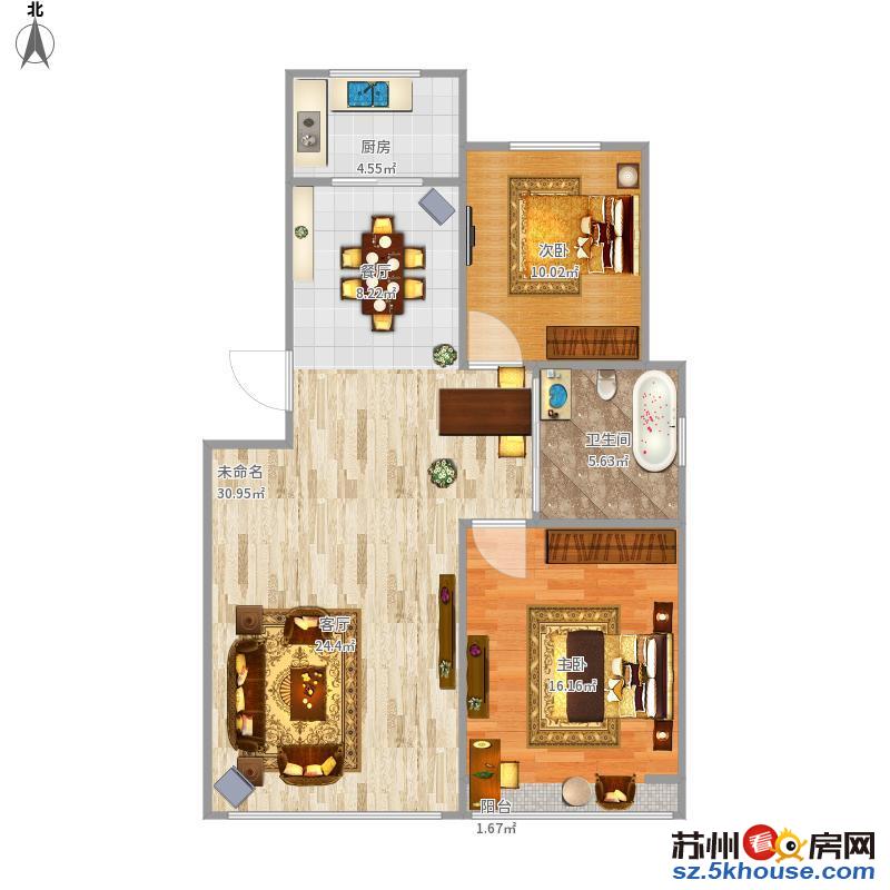 观景新村3房1厅装修如图看房有钥匙干净清爽拎包入住