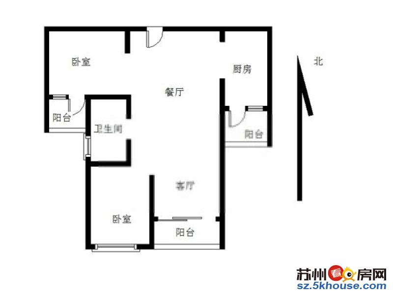 华山路 佳林花苑大地之歌精装两房 全新家电 随时看房包物业