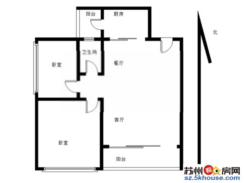 石路地铁 金门路沿线 朱家庄新村 精装二室 干净清爽拎包入住