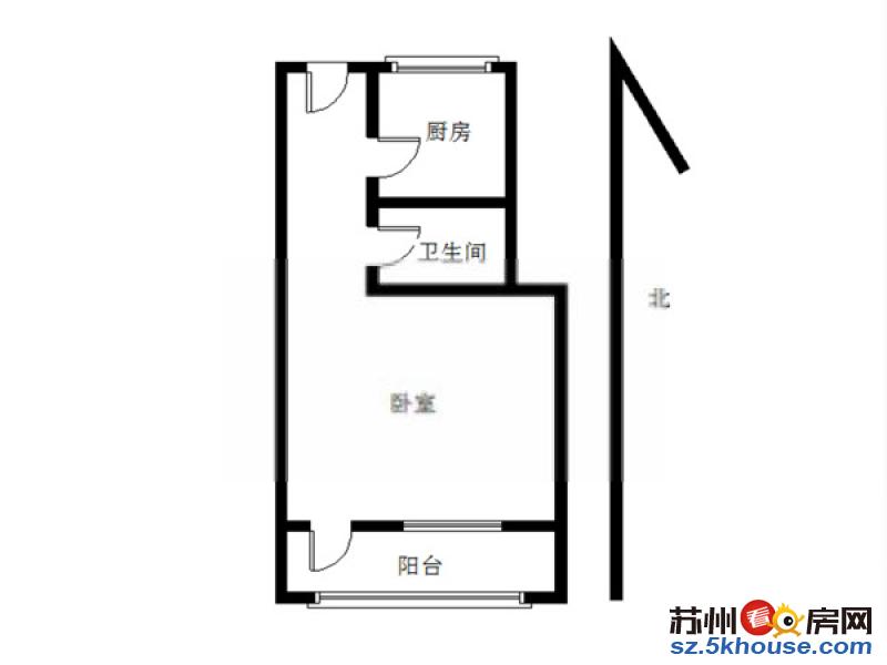 合景领峰公寓一房精装修出租近一号线金枫路周边设施便利