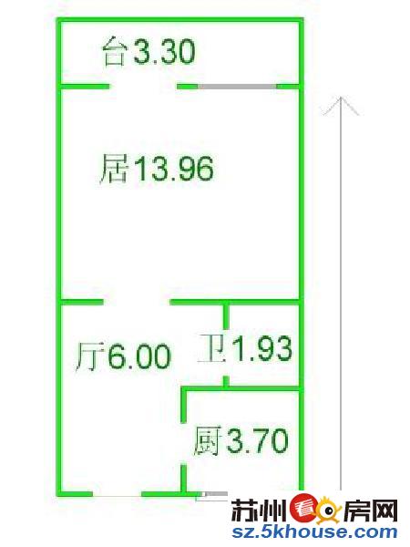 文胥坊精装修两房  户型朝南 家具家电齐全   拎包入住