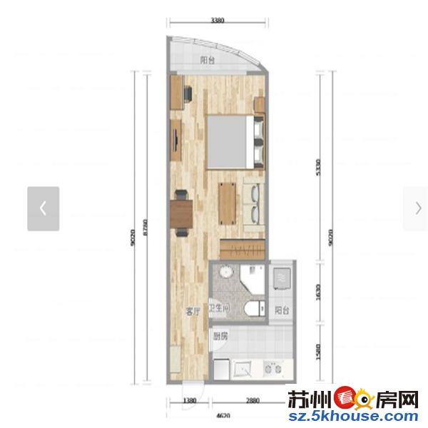 石路CBD 富达大厦  菁装公寓 看上可拎包即住 无中芥费