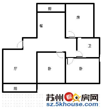 澄和家园三房两卫 全新家具家电齐全 拎包入住 随时看房