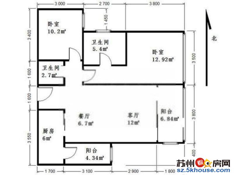 合景领峰 复式两房 高架地铁口 拎包入住