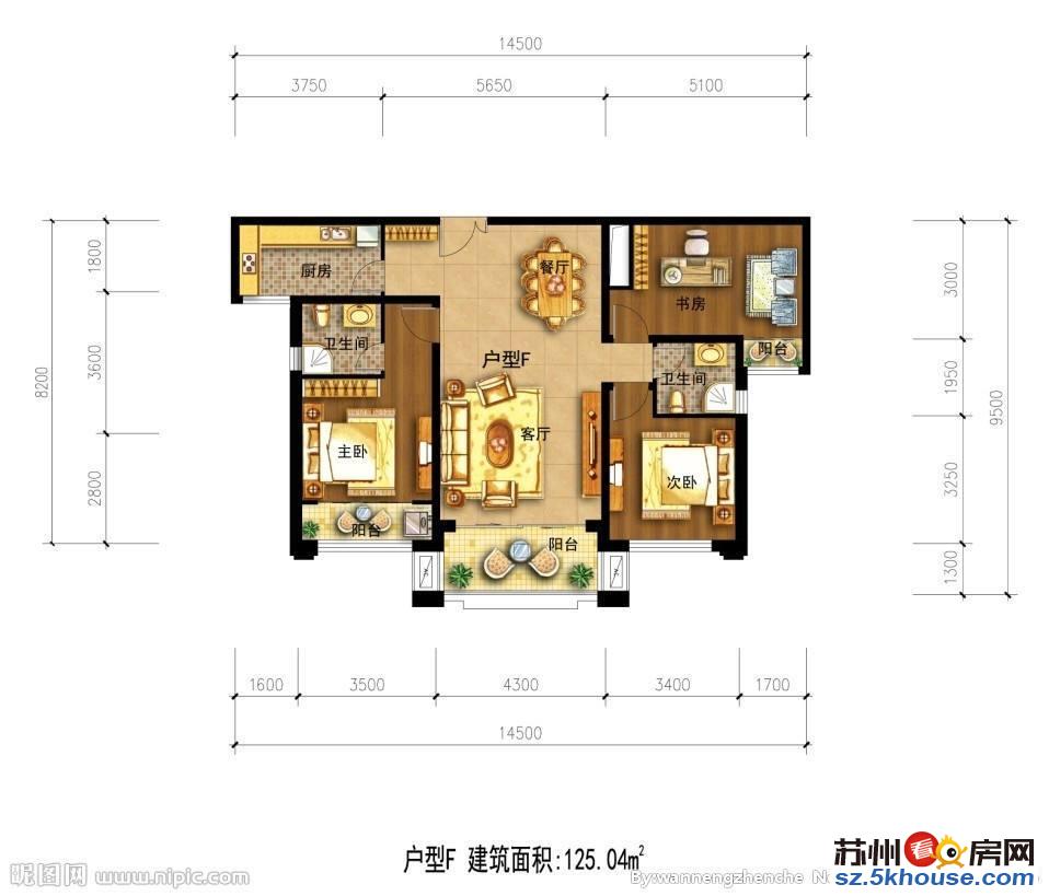 新区 枫桥 何山路 枫舟苑 精装二房 配置齐全 近枫津新村