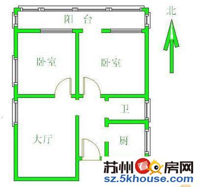 娄葑 通达路 华亭梦立方 精装一室 家电齐全 随时可看房