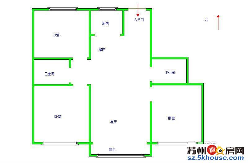 灏景天下 3房2厅2卫  苏州外国语对面 精装修可以拎包入住