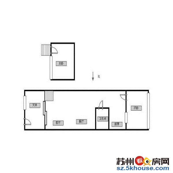 158生活广场内白金公寓精装复式两房 家具家电齐全 生活便利