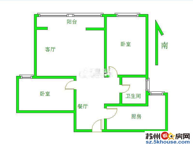 亿城新天地二期榭雨苑 2室1厅1卫