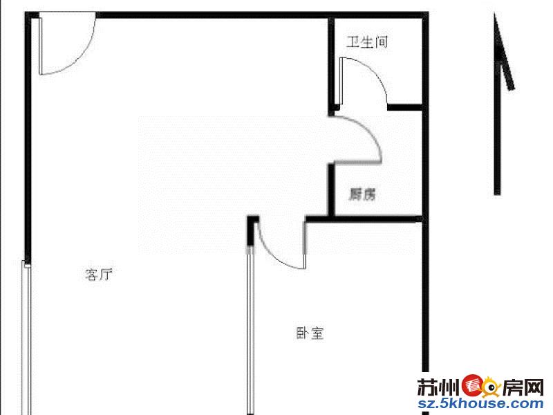 火车站 地铁口 平江万达广场 精装一房 家电齐全 拎包入住