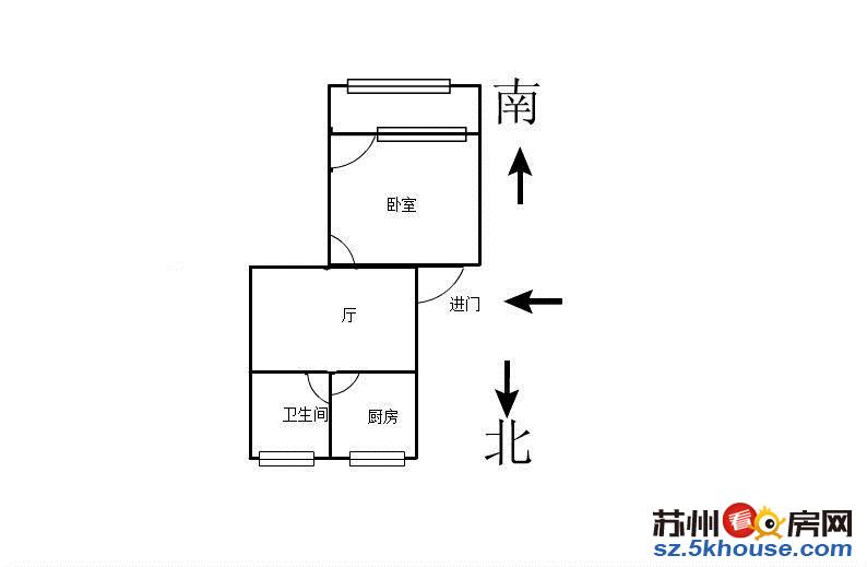 解放新村1室首 次出租 家电齐全 装修如图 桐泾公园 近地铁