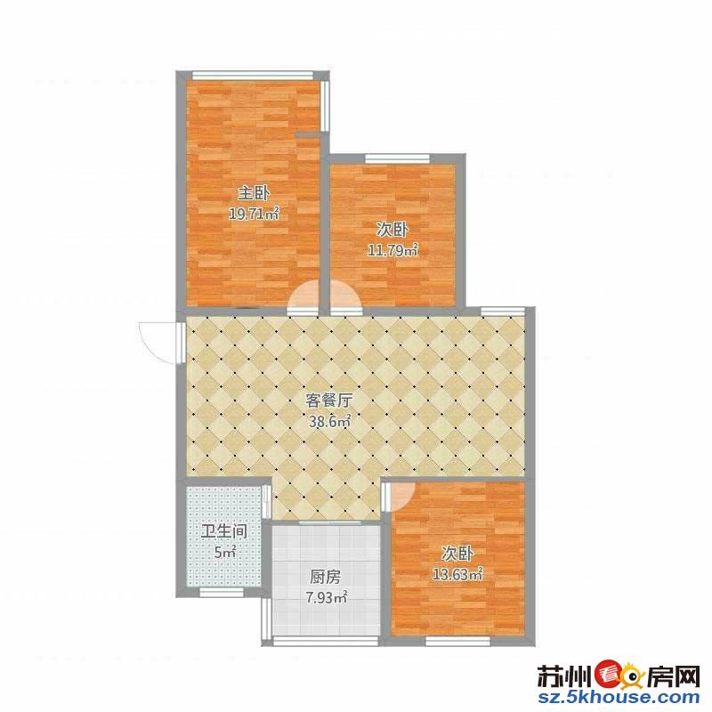 园区独墅湖 苏州大学  莲花新村小区整组两房一厅