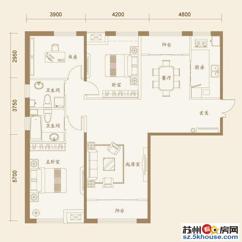 玉成一二三期 多套 精装修 家具家电齐全 拎包入住 有钥匙