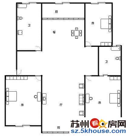 青湖语城2500拎包入住精装修三房家电齐全阳光温暖