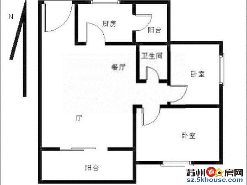 东环家乐福杨枝新村里河新村现代花园 整租一房 南北通透随时看