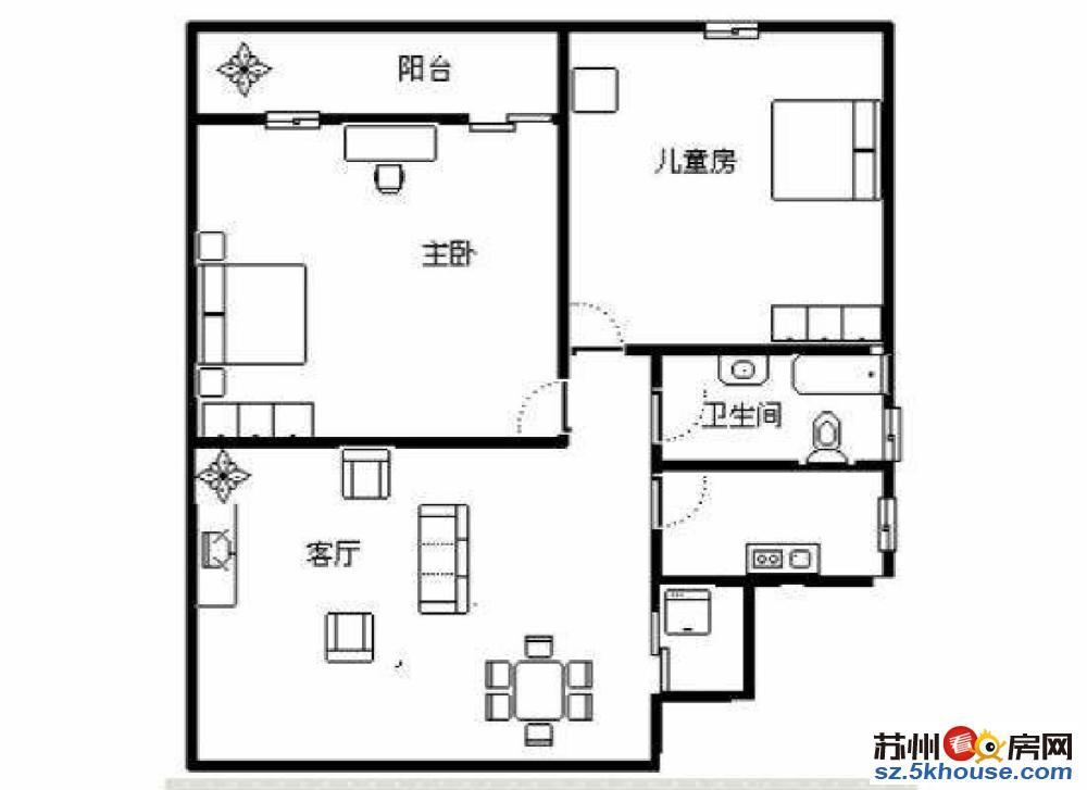 安元佳苑四区 精装两室两厅 楼层好 价格美丽  随时看房