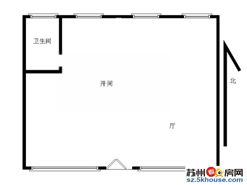 丰隆城市中心 一室一厅 带地暖 落地窗 居住感舒适 简约风