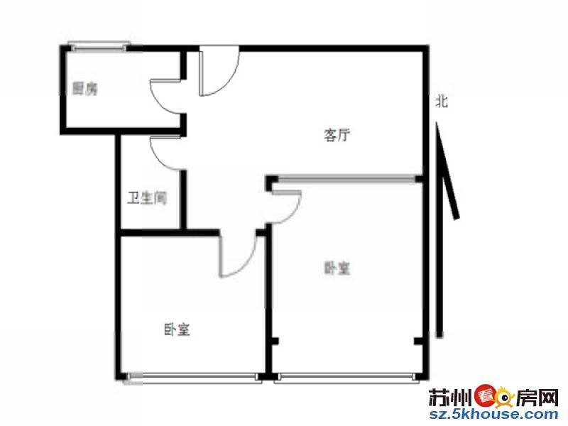 广济南路地铁 菱塘新村 大润发 精装二室 家电齐全 拎包入住