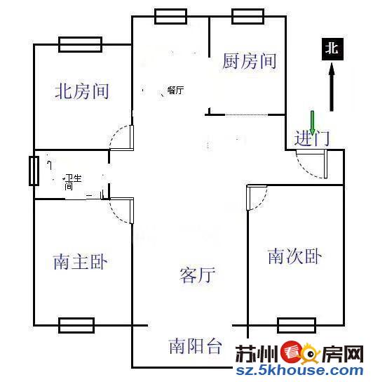 万达广场 精装二开朝南 家具家电齐全 拎包即可入住 看房随时