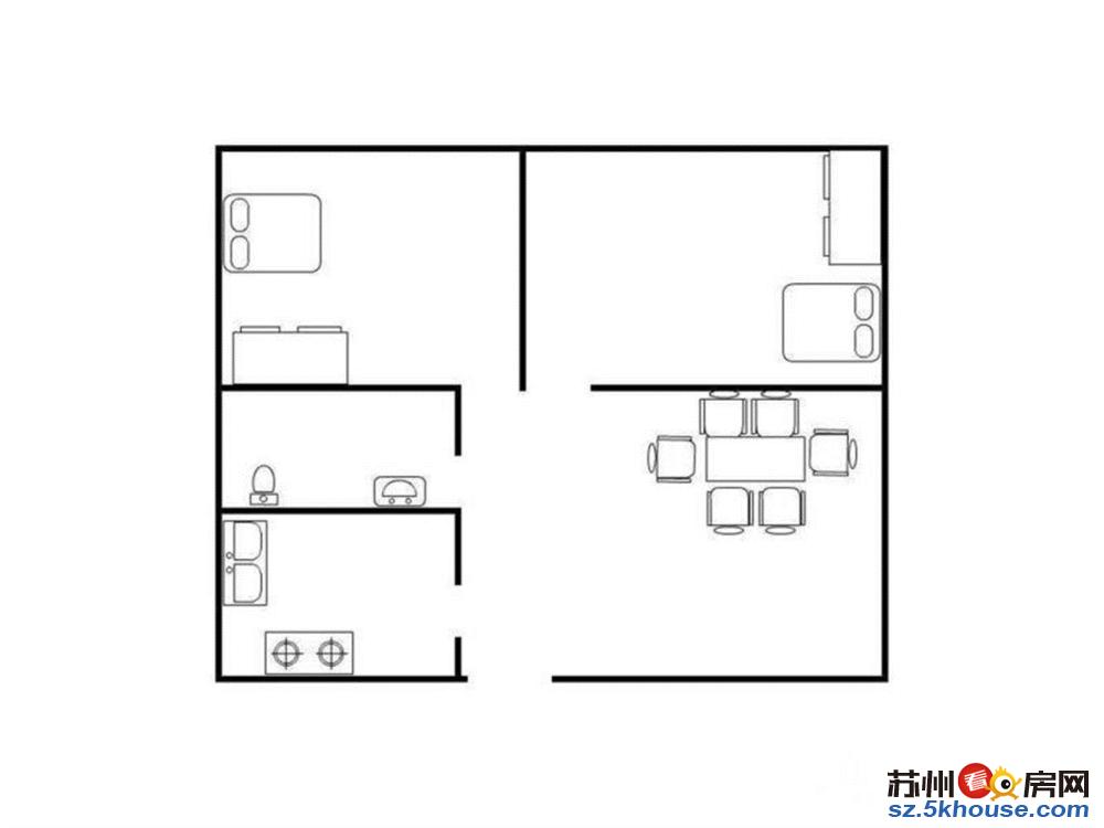 新创竹园精装2房家电齐全全屋壁纸 1号线地铁口旁天都花园