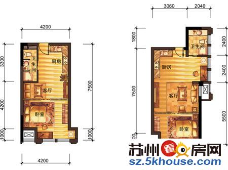 押一付一 近万达 港龙财智 干净2房 拎包入住 超赞