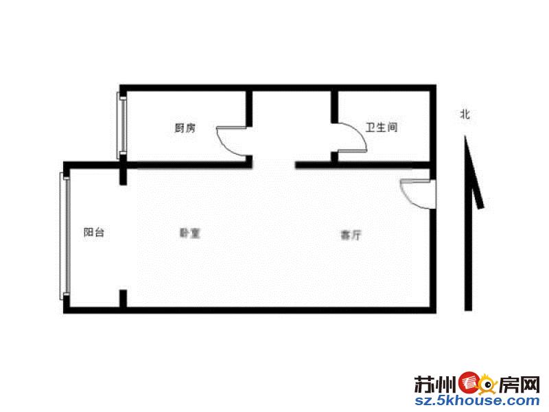 平泷路东轻轨苏州城市广场 押一付一 精装公寓家电齐全 拎包住