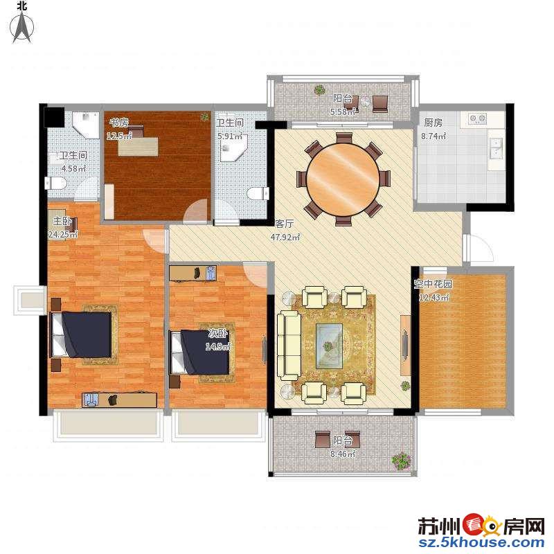 地铁4号线边上金辉融侨城精装修4房家电器齐全 手次出租