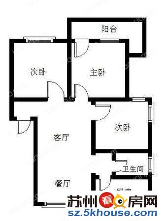 押一付一 盘蠡路 友联一村 精装3房 友联轻轨 南环高架