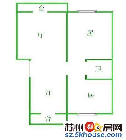 近金枫路地鉄口 嘉业阳光假日 客卧分离一房 随时看房拎包入住