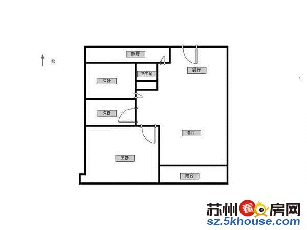 富强新苑 两房中等装修 部分家电齐全 业主长期出租 看房方便