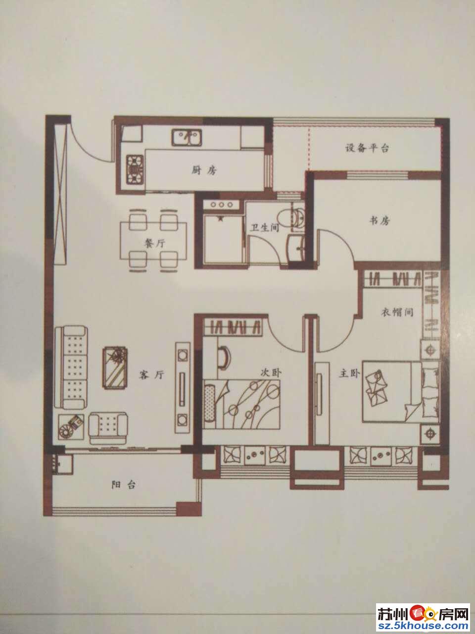 安桥新村 简装小三房 镇中心 交通便利 随时看房