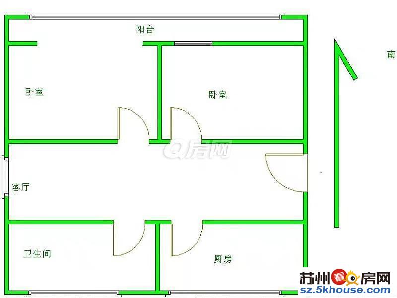 群谊新村 东振花园 通园新村精装2房 出行方便 拎包入住