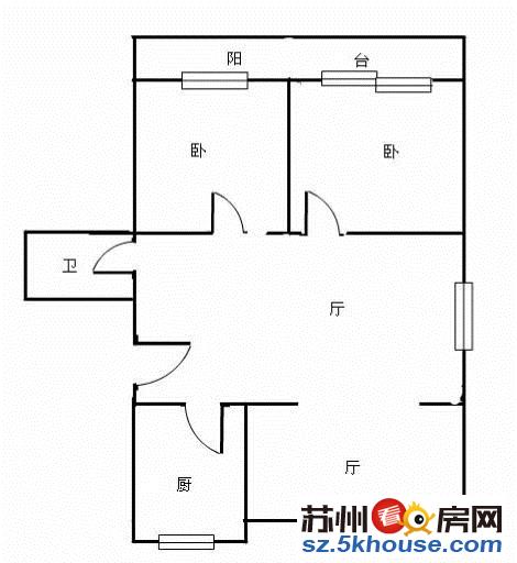 新上 大龙港新村 两房出租 采光好 南北通透 太阳使劲照