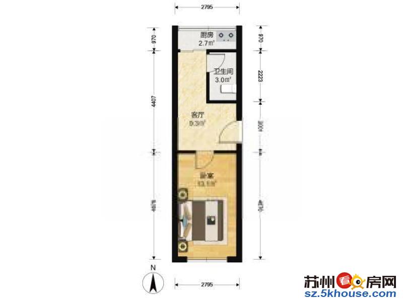 广济路地铁口 国展 精装一室 家电齐全 石路步行街 拎包入住