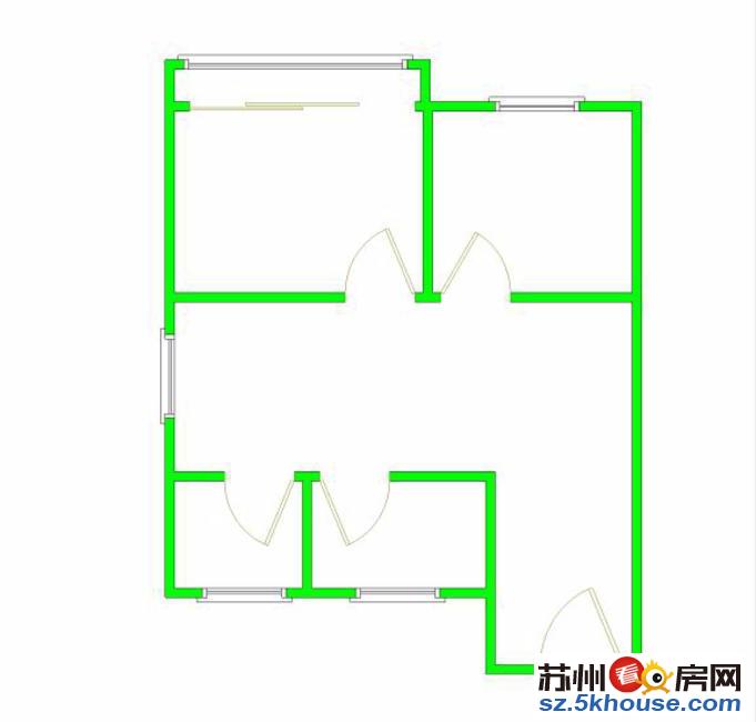 苏州火车站万达欧尚旁梅花精装两房带