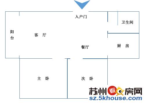 紫薇花园中等装修租房每月1700元