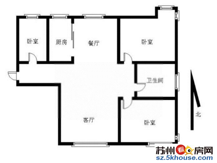 西环路地铁站 三元四村 精装三室 可月付 拎包入住 干净整洁