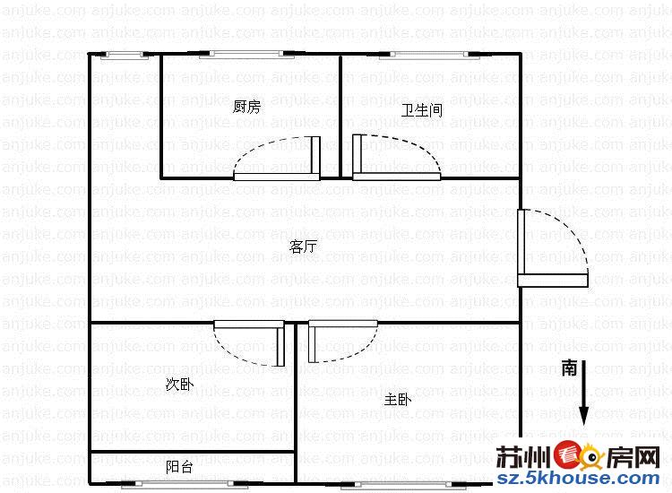 观景新村六楼精装修两房 带独立 看房有钥匙