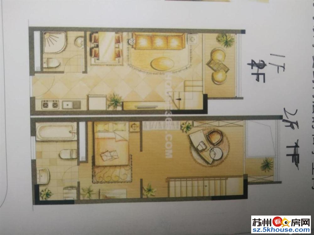 漕湖之星 36万得两房 曦缺5.2loft 户型方正民用水电