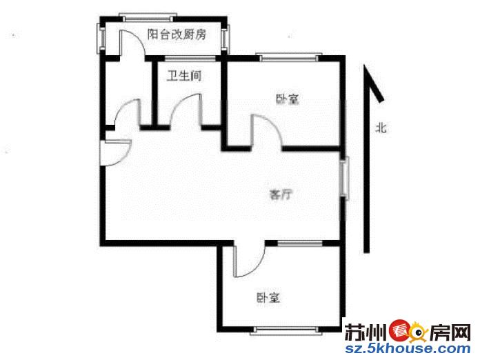 三香新村 三香广场地铁口 精装两室 家电齐全拎包入住 可月付