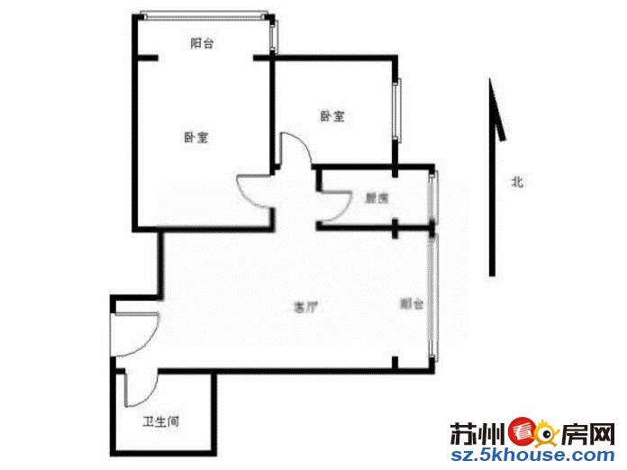 押一付一 西环路 新庄立交旁精装2房 干净清爽 随时看房