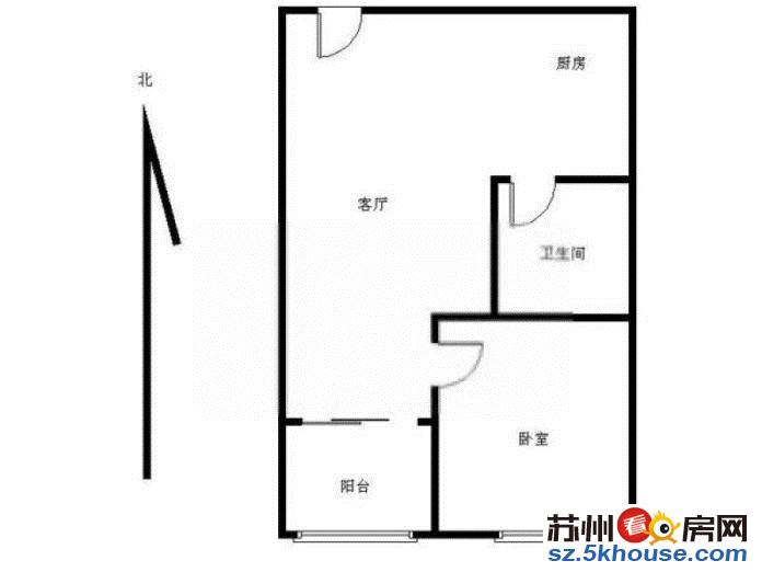 世茂广场 精装复式一室 友新高架 干净整洁 月付 拎包入住