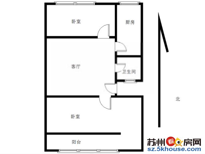 桐泾北路地铁口 附二院 金螳螂 体育馆 精装两房 彩香二村