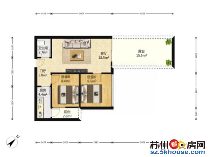 可月付 彩香一村 烽火路干将路 西城永捷 拎包入住