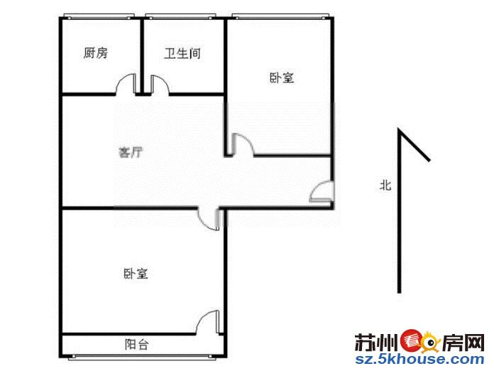 西环路地 铁口旁 三元四村 精装两室 两室朝南 低楼层 首租