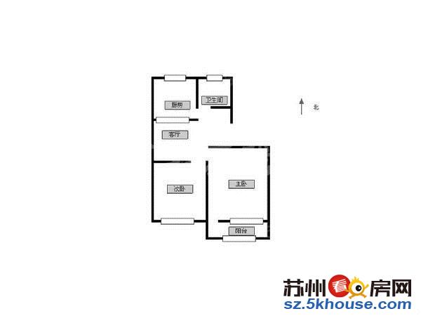 大龙港新上两房朝南厨卫朝北格局非常好满五年少