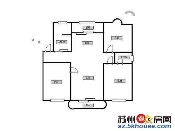 欧尚 近地铁 华美家园 南北通透 精装 采光全明拎包入住急