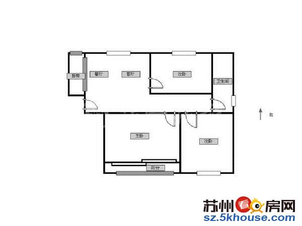 金筑家园边户三房满两年层前无遮挡精装修全送