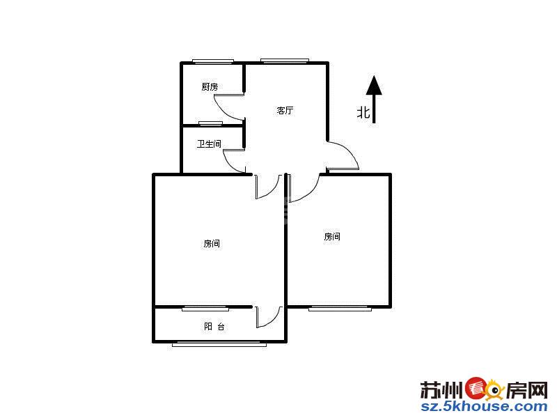 老南环小户 两房朝南 满五年且惟一  简单装修